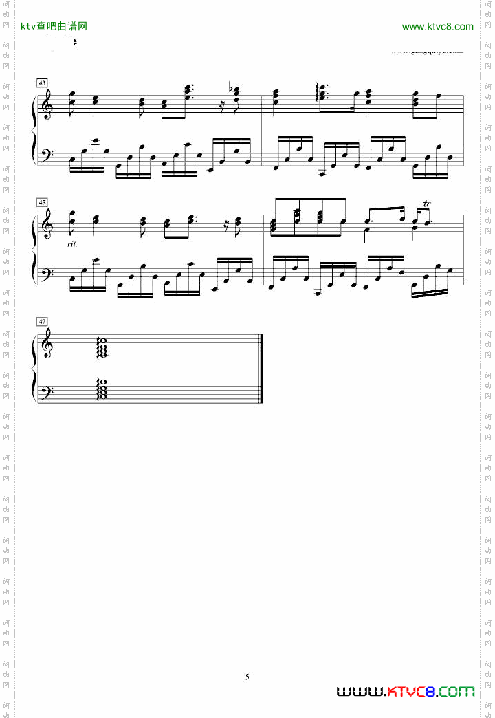 CanonAdaptedforPiano,Original卡农巴洛克原版的钢琴变奏