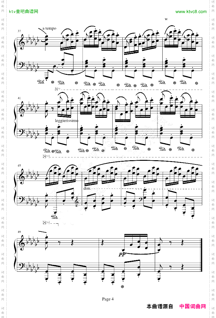 肖邦练习曲op25，no.9