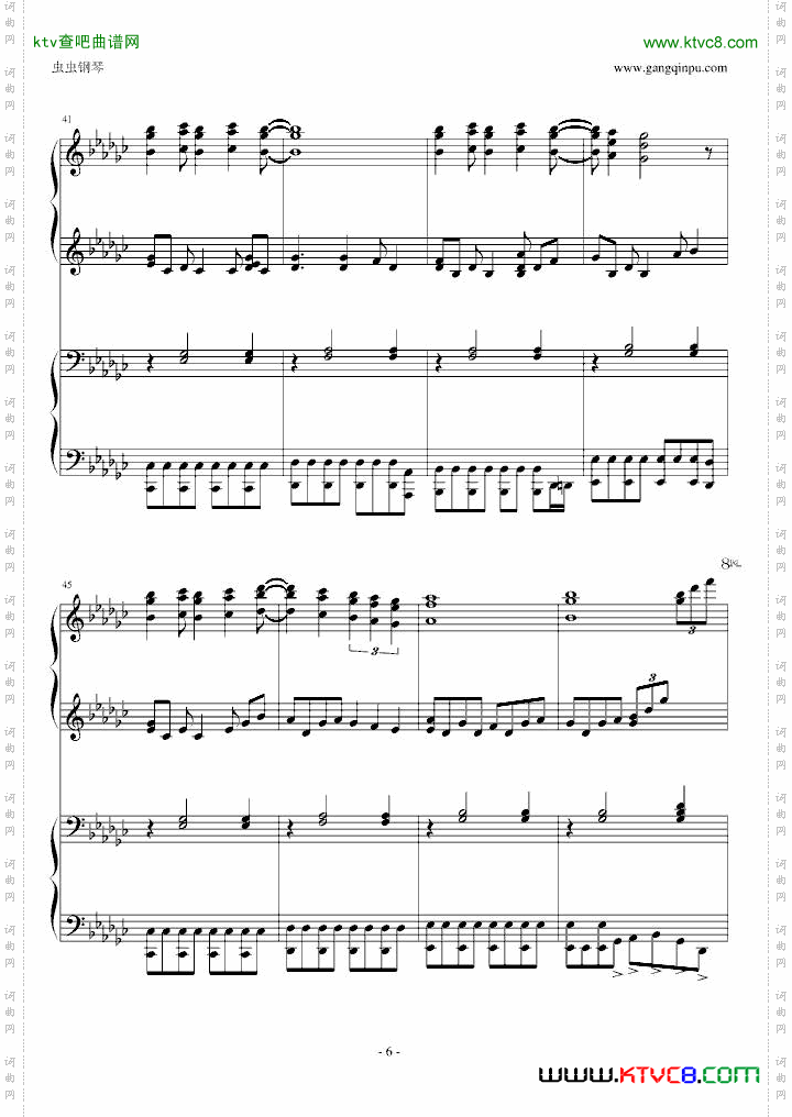 火影忍者主题曲yurayura，钢琴四手