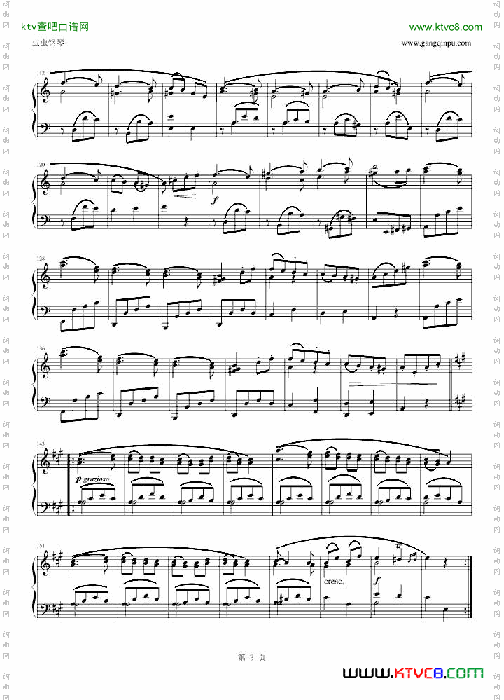 a小调第八钢琴奏鸣曲K.310-第三乐章