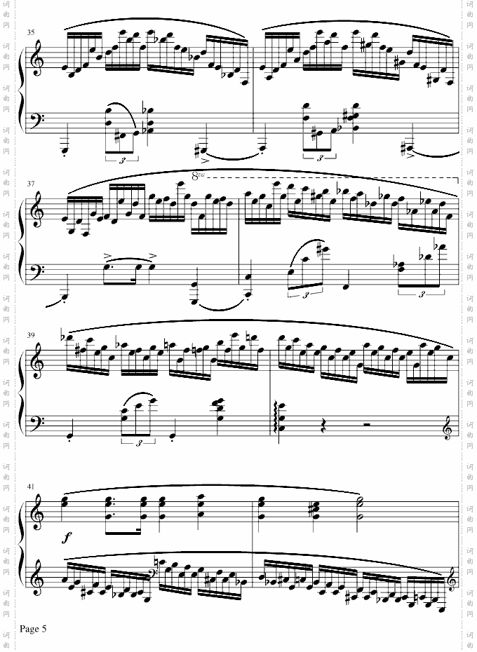 肖邦冬风练习曲