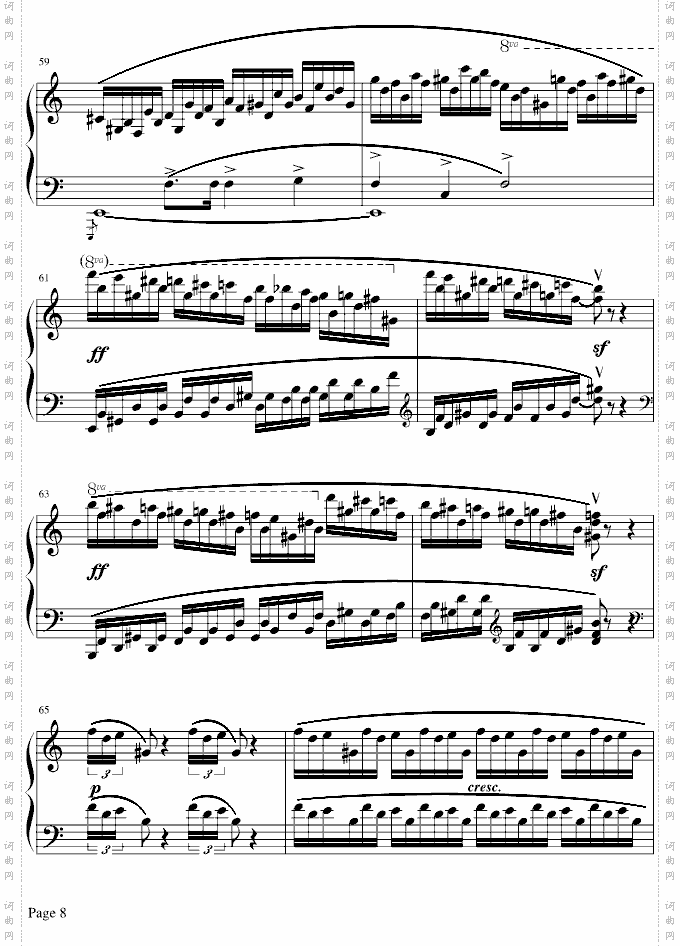 肖邦冬风练习曲