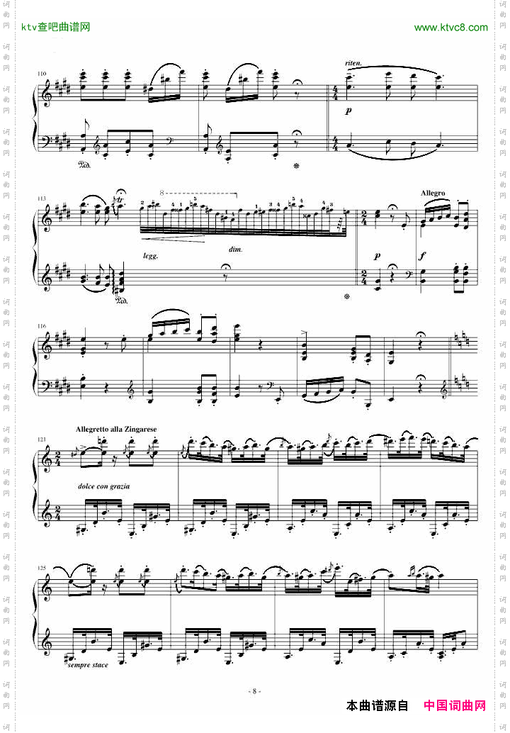 李斯特《匈牙利狂想曲14号》李斯特的又一首宏大的作品
