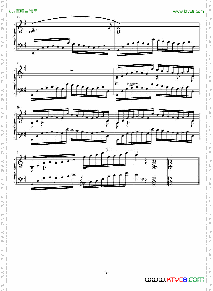 肖邦前奏曲第三首-Op.28No.3