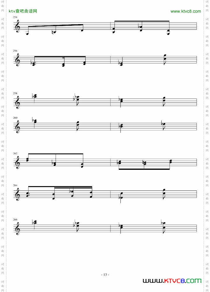 桑塔露琪亚变奏曲修改