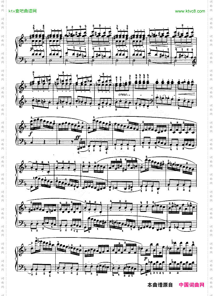 F大调第六钢琴奏鸣曲-Op.10—2