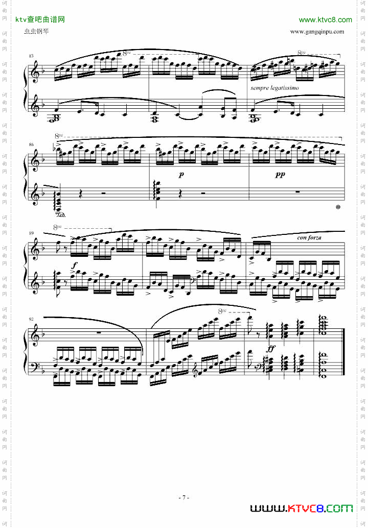 肖邦练习曲8