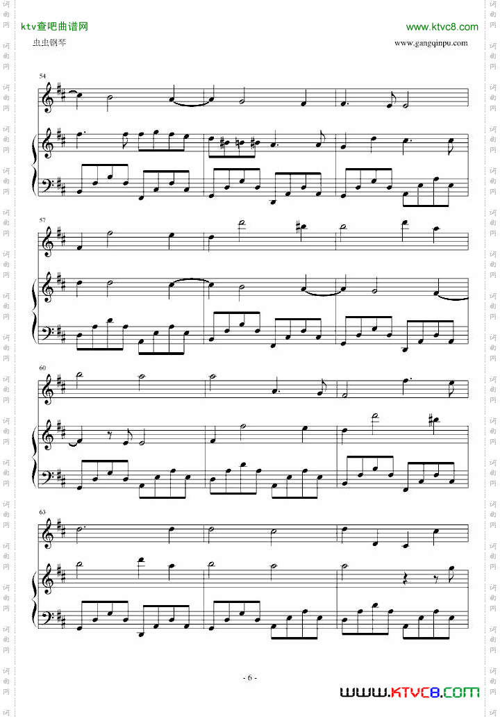 D大调卡农钢琴小提琴二重奏