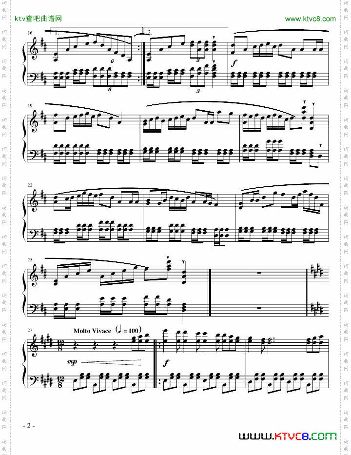 小奏鸣曲全三乐章