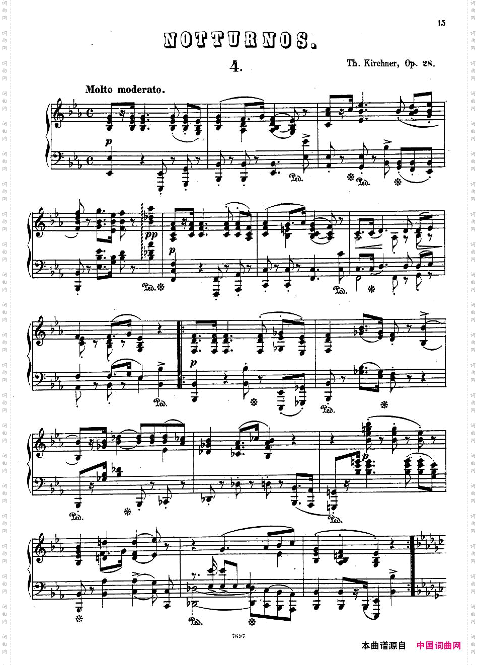 NachtstückeOp·284首夜曲·4_Nachtstücke Op·284首夜曲·4