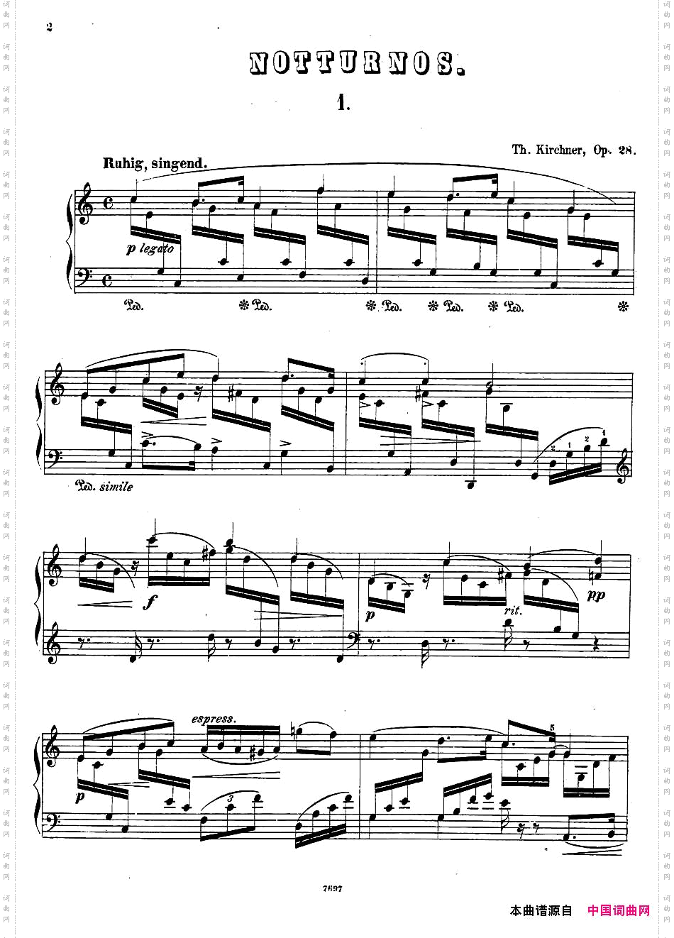 NachtstückeOp·284首夜曲·1_Nachtstücke Op·284首夜曲·1