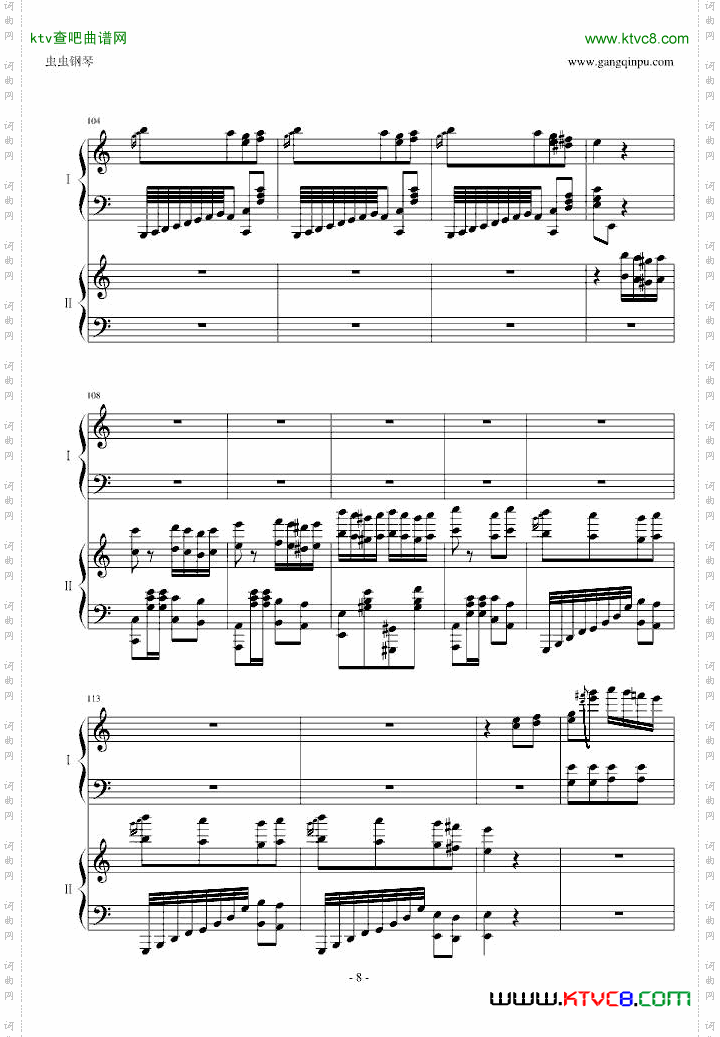 土耳其进行曲双钢琴