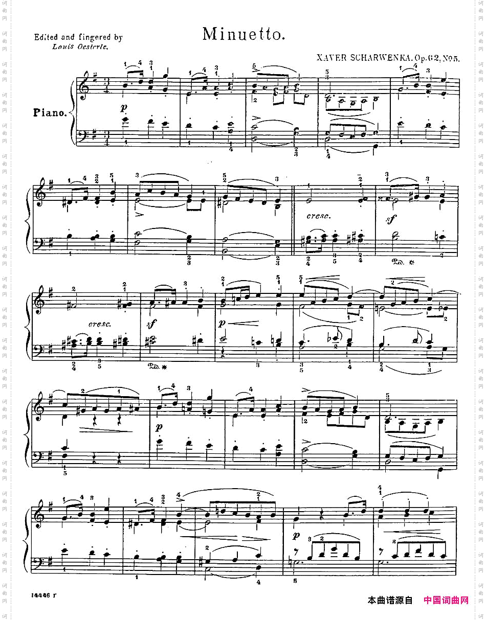 AlbumftheYoungOp·625·小步舞曲Minuetto,G大调_Album f the Young Op·625· 小步舞曲 Minuetto,G大调