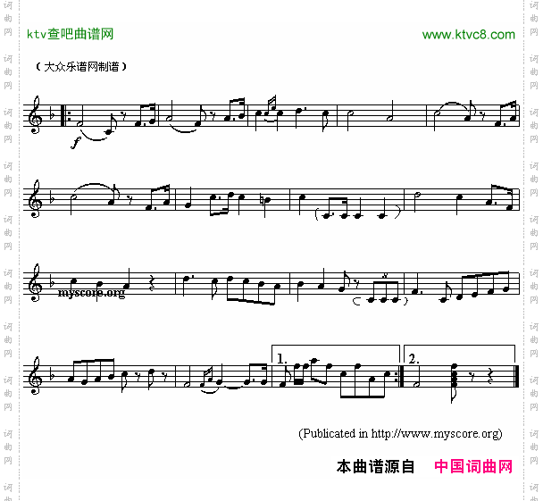 梵蒂冈国歌EuropeanAnthemsheetmusic:Vatican