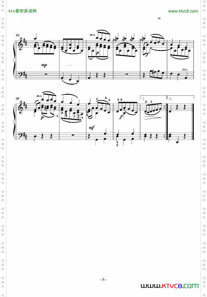 A大调奏鸣曲第二乐章