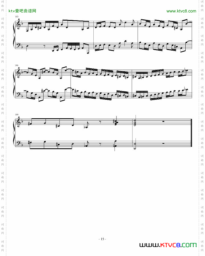 巴赫第一键盘钢琴乐协奏曲第一乐章