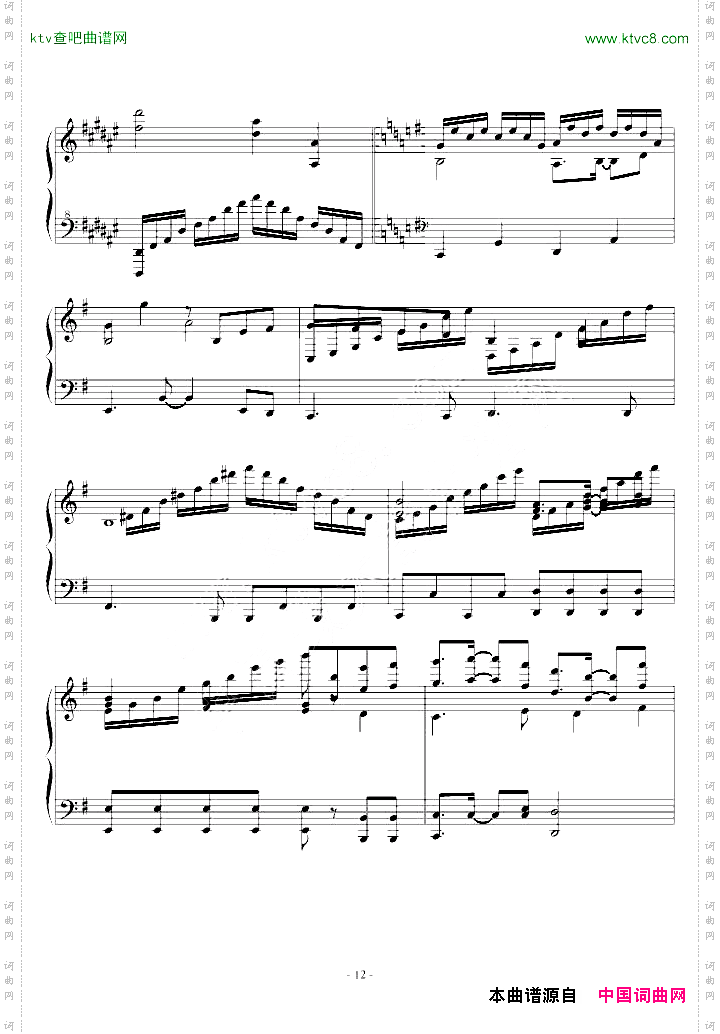 東方連奏曲IIPianoforte第二部分