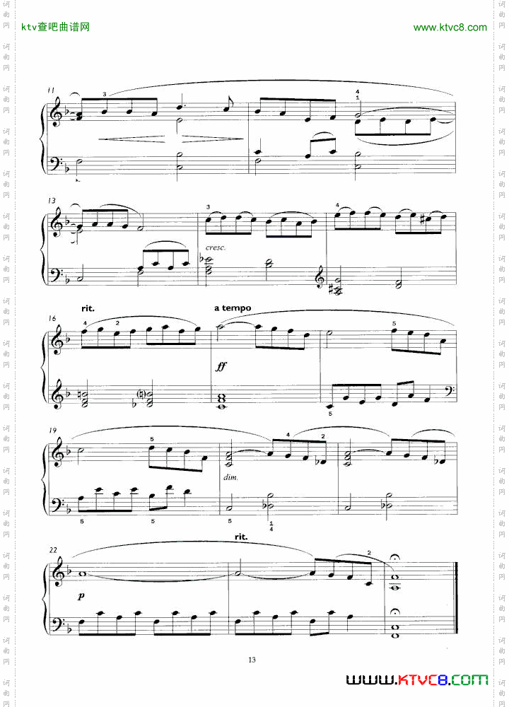 我也能弹肖邦简化改编