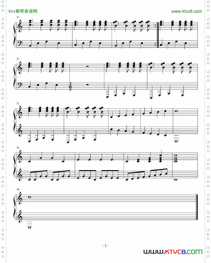 小曲ⅡC大调乱弹琴。