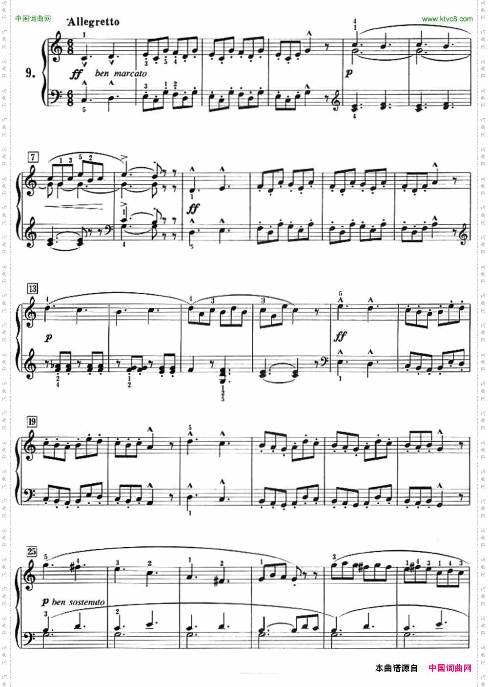 50首莱蒙钢琴练习曲作品37NO.9_50首莱蒙钢琴练习曲 作品37NO.9