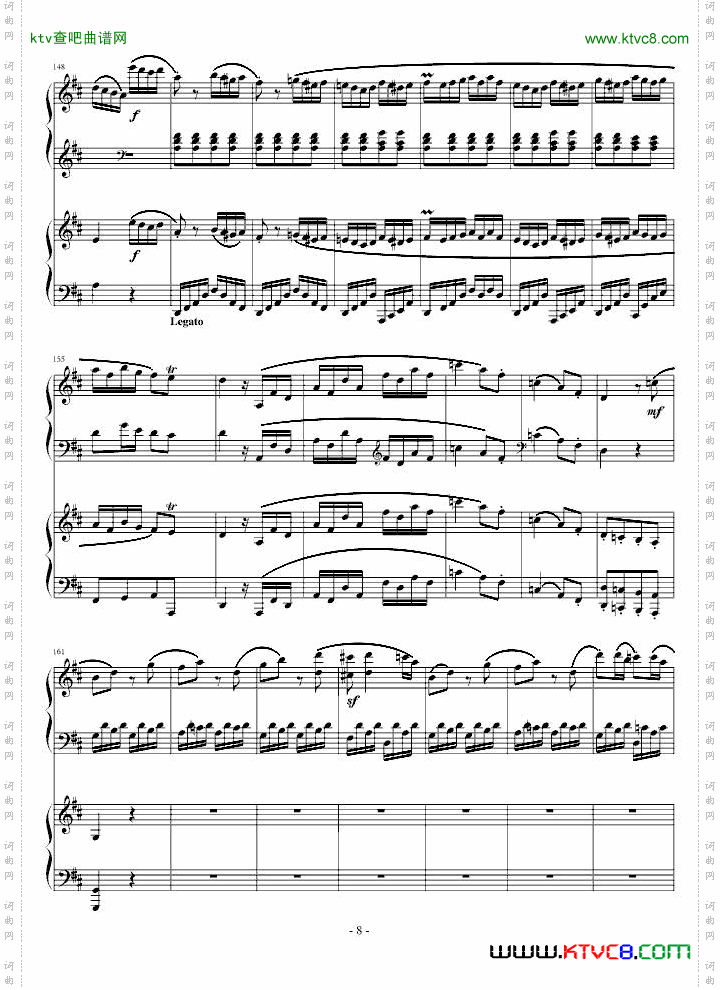 D大调双钢琴奏鸣曲第三乐章