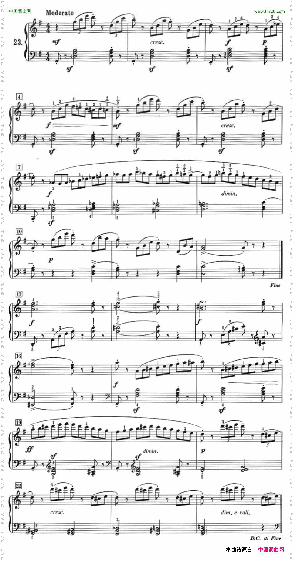 50首莱蒙钢琴练习曲作品37NO.23_50首莱蒙钢琴练习曲 作品37NO.23