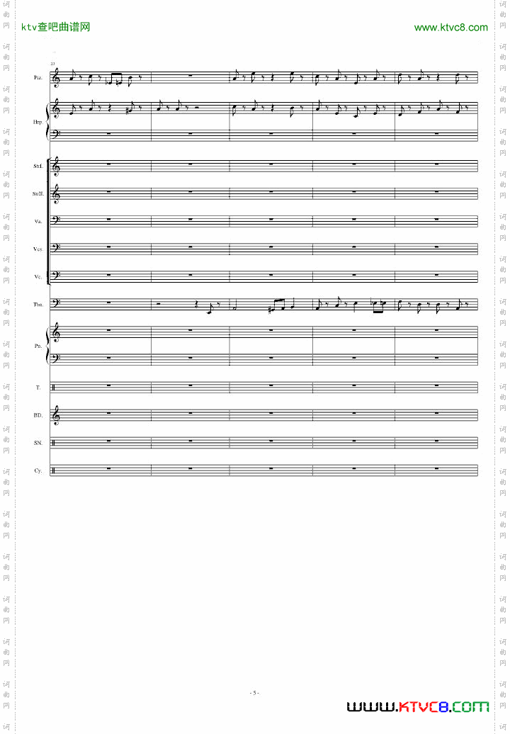 植物大战僵尸-黑夜[Moongrains]【总谱】