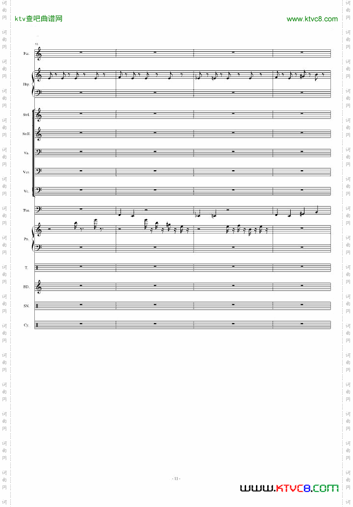 植物大战僵尸-黑夜[Moongrains]【总谱】