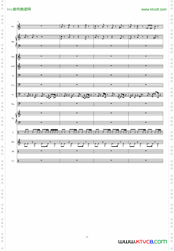 植物大战僵尸-黑夜[Moongrains]【总谱】