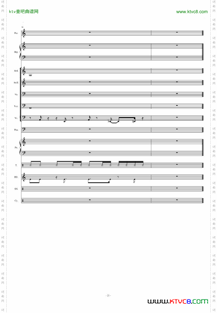 植物大战僵尸-黑夜[Moongrains]【总谱】