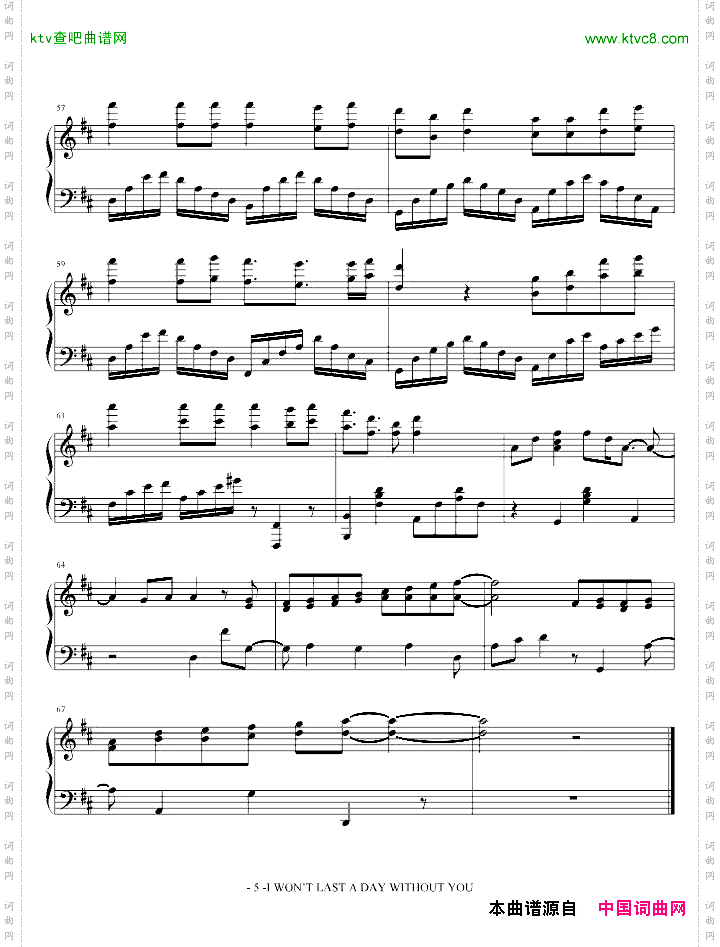 IWON’TLASTADAYWITHOUTYOU