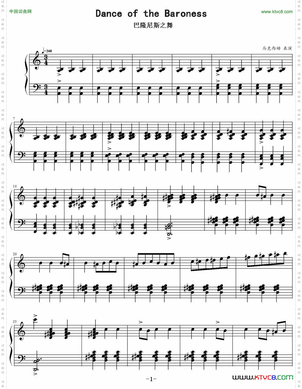 DanceoftheBaroness巴隆尼斯之舞_Dance of the Baroness巴隆尼斯之舞