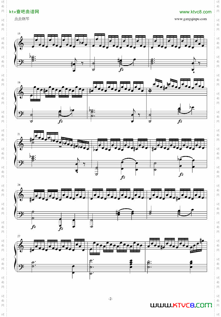 克列门蒂练习曲№12