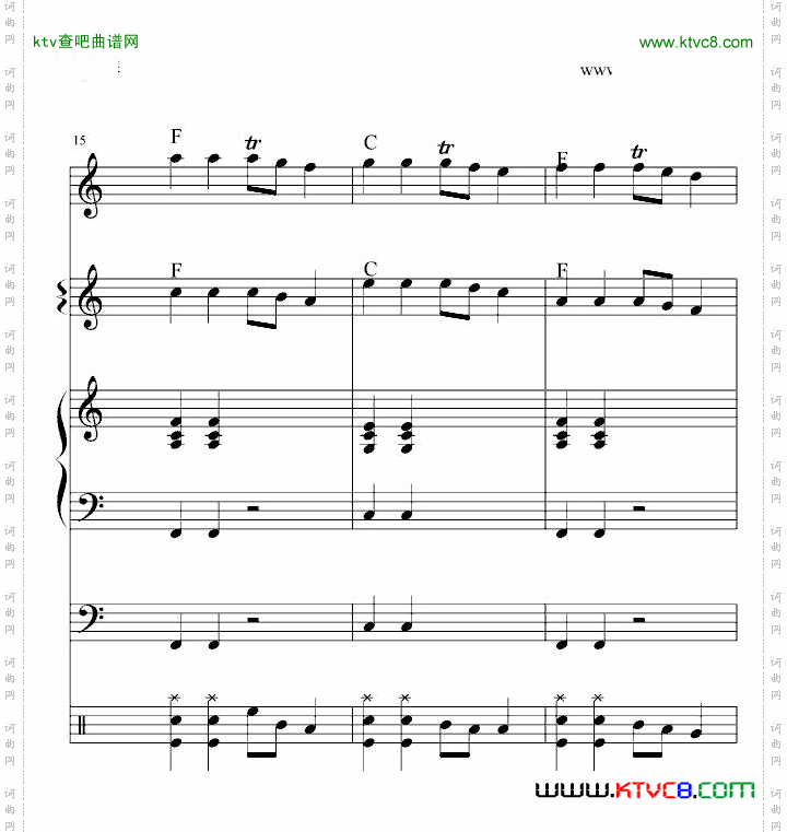 洋娃娃与小熊跳舞小合奏