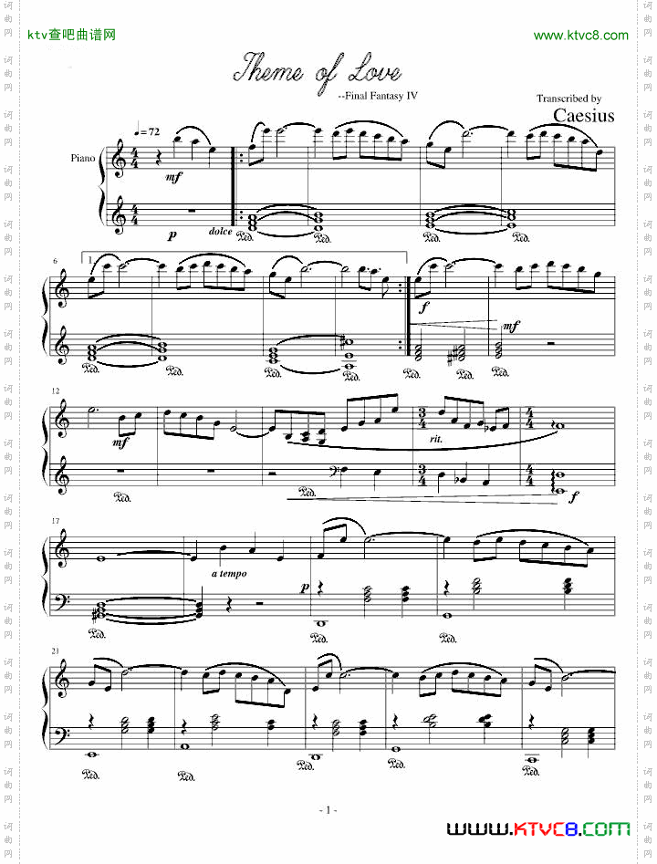 ThemeofLove-FinalFandasyIV