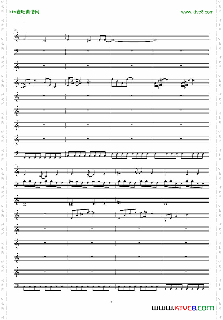 EverlastingSong总谱