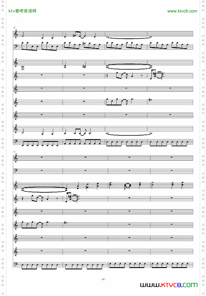 EverlastingSong总谱