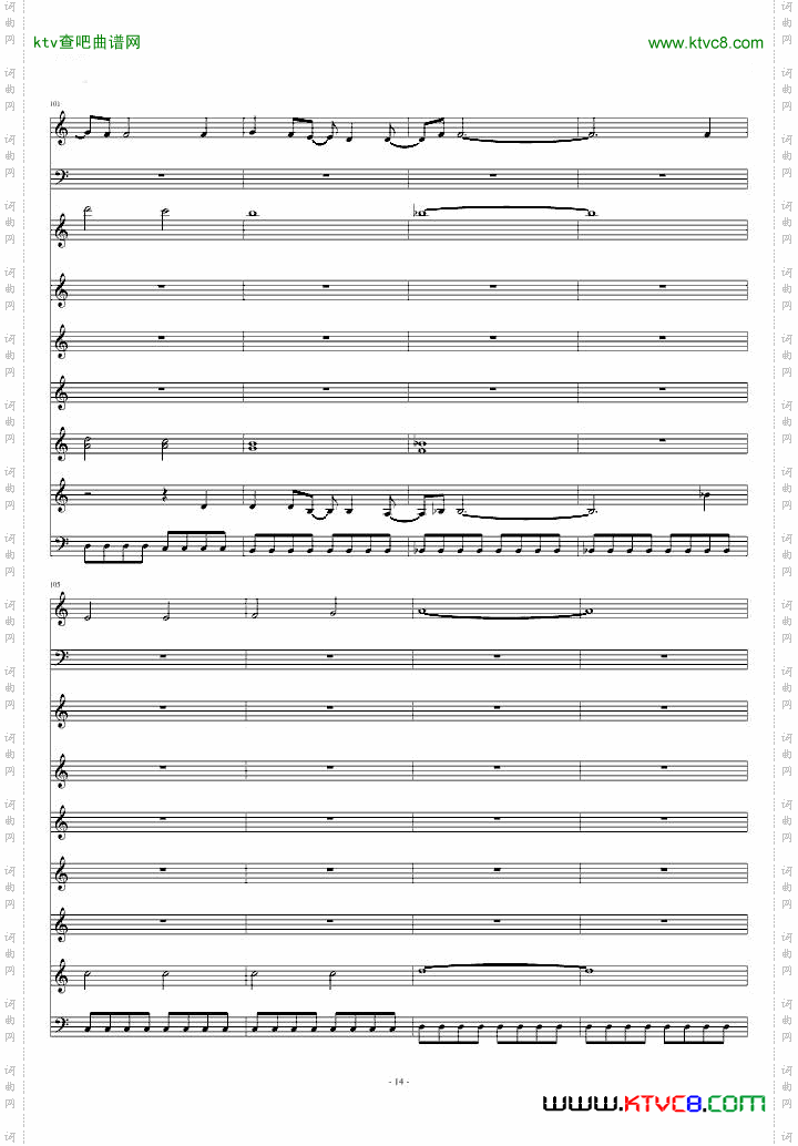 EverlastingSong总谱