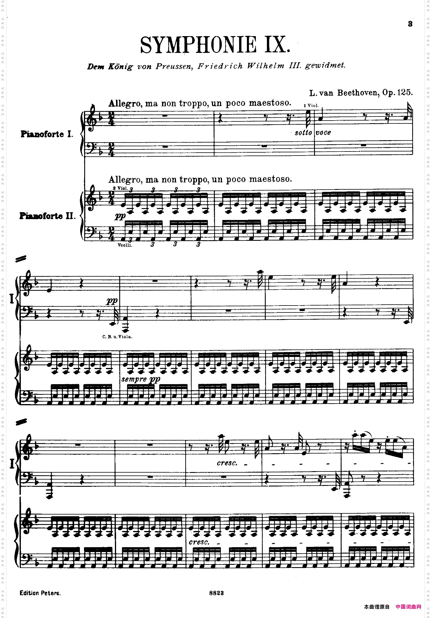 d小调第九交响曲Op.125双钢琴P3——12_d小调第九交响曲 Op.125双钢琴P3——12