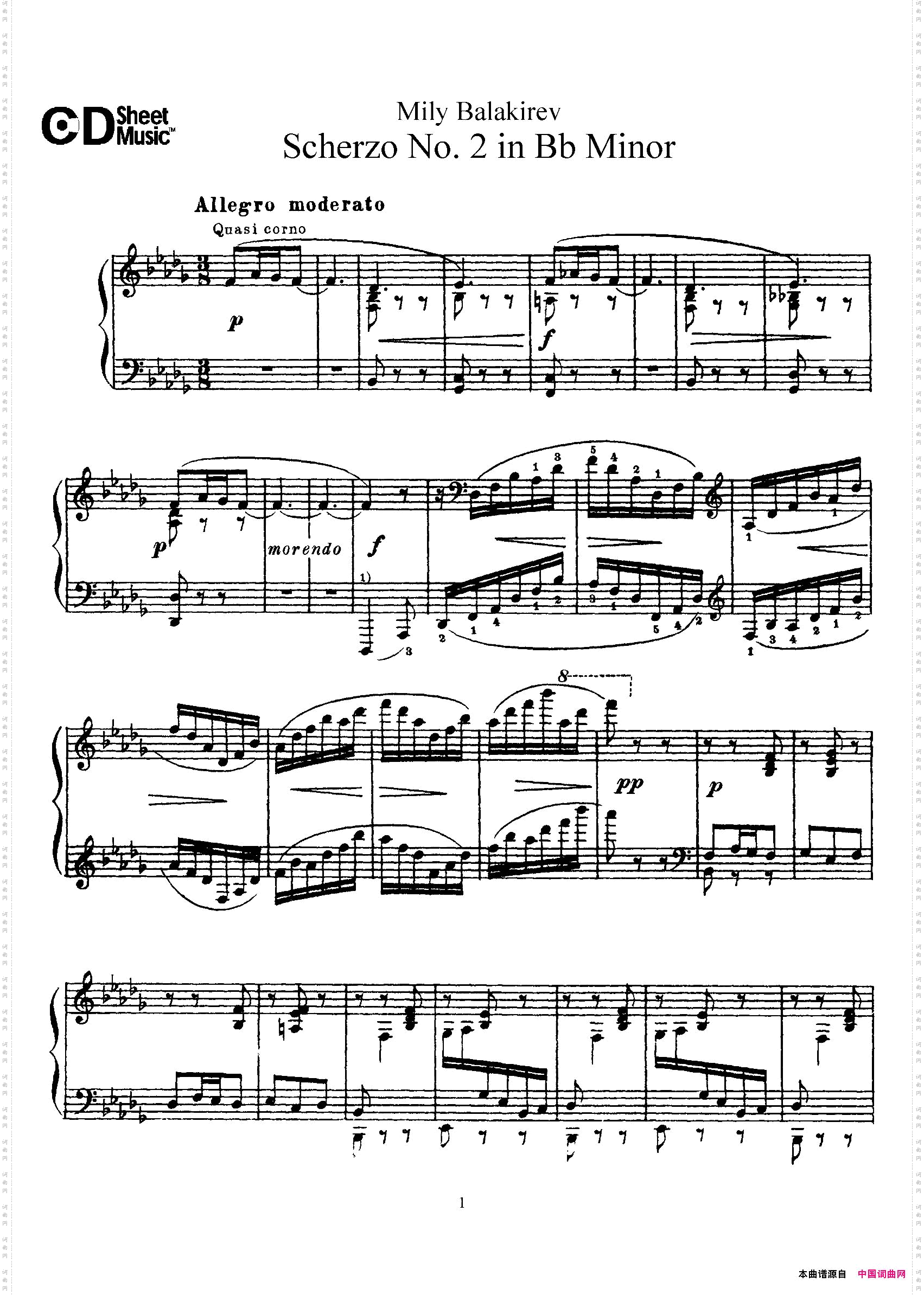 ScherzoNo.2inB-flatMinor降b小调第二谐谑曲_Scherzo No.2 in B-flat Minor降b小调第二谐谑曲