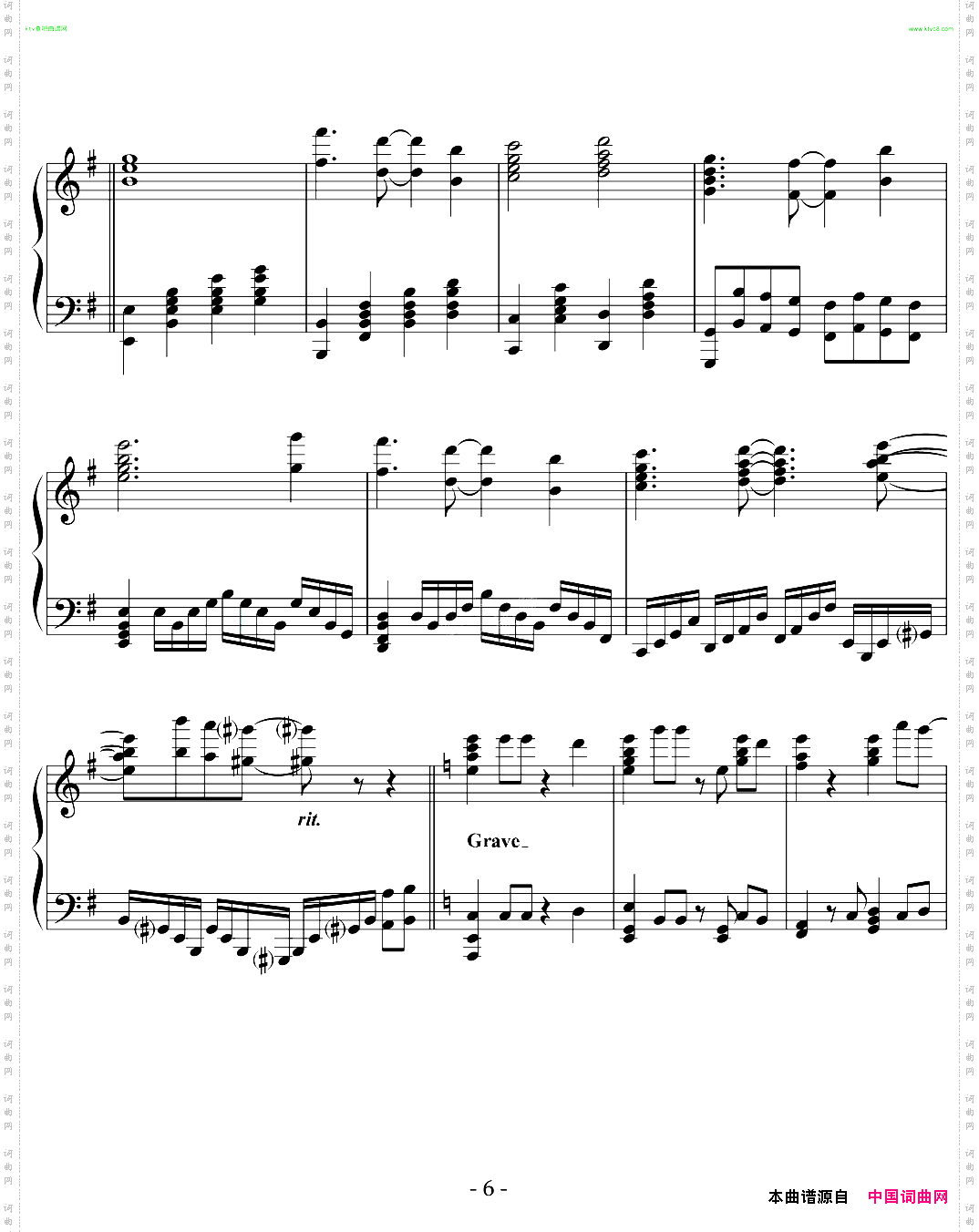 tothebeginning钢琴版-對-譜-彈-琴-