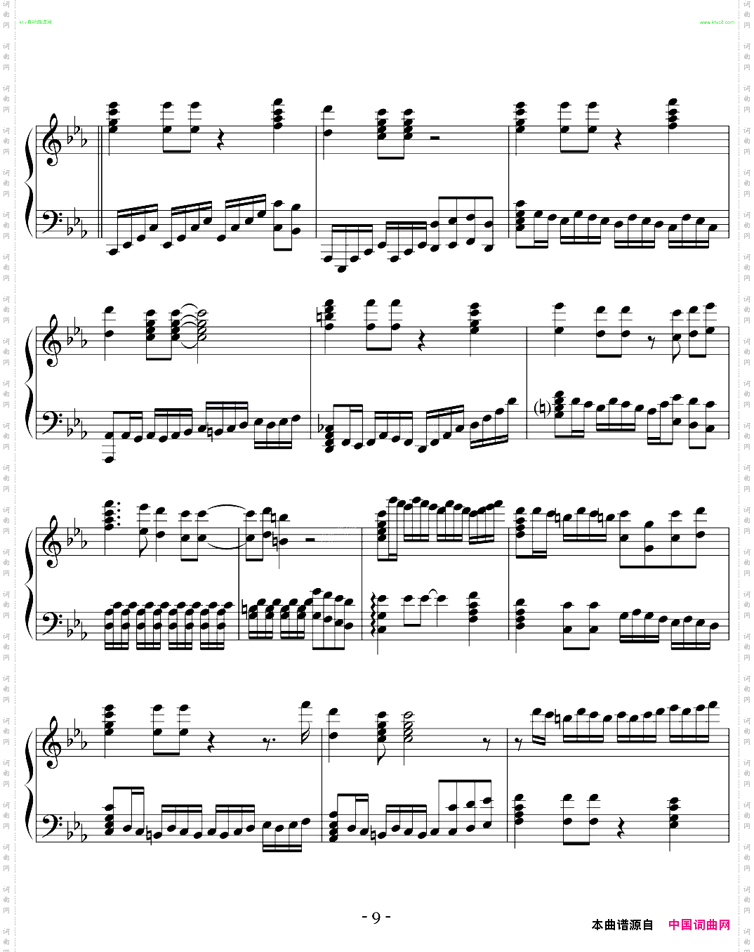 tothebeginning钢琴版-對-譜-彈-琴-