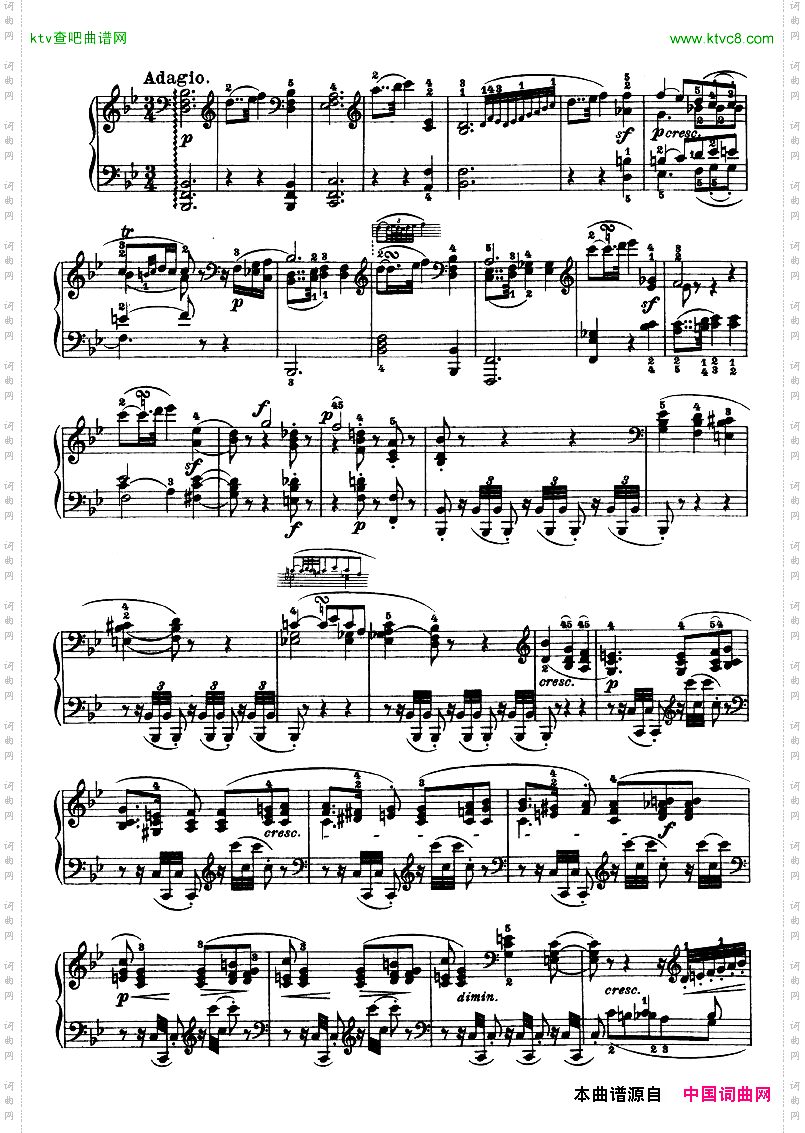 暴风雨-d小调第十七钢琴奏鸣曲-Op.31—2