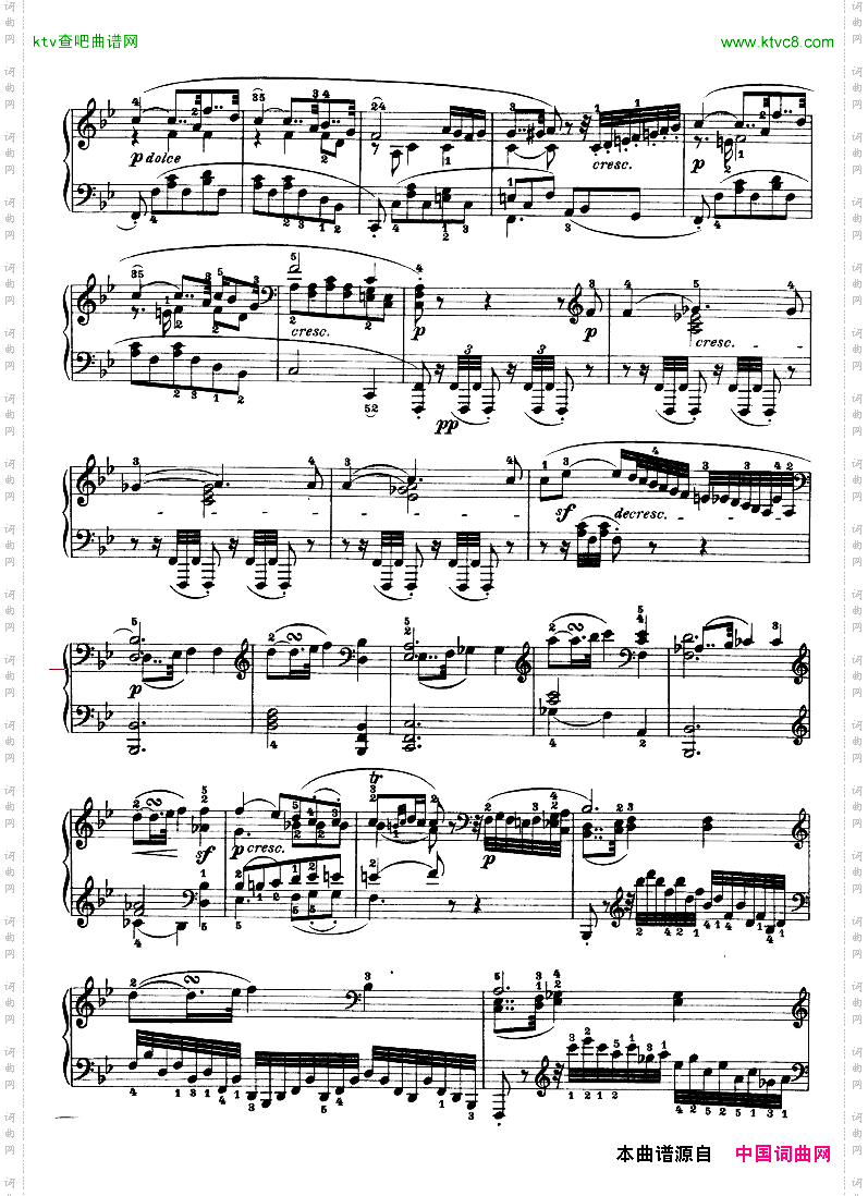 暴风雨-d小调第十七钢琴奏鸣曲-Op.31—2