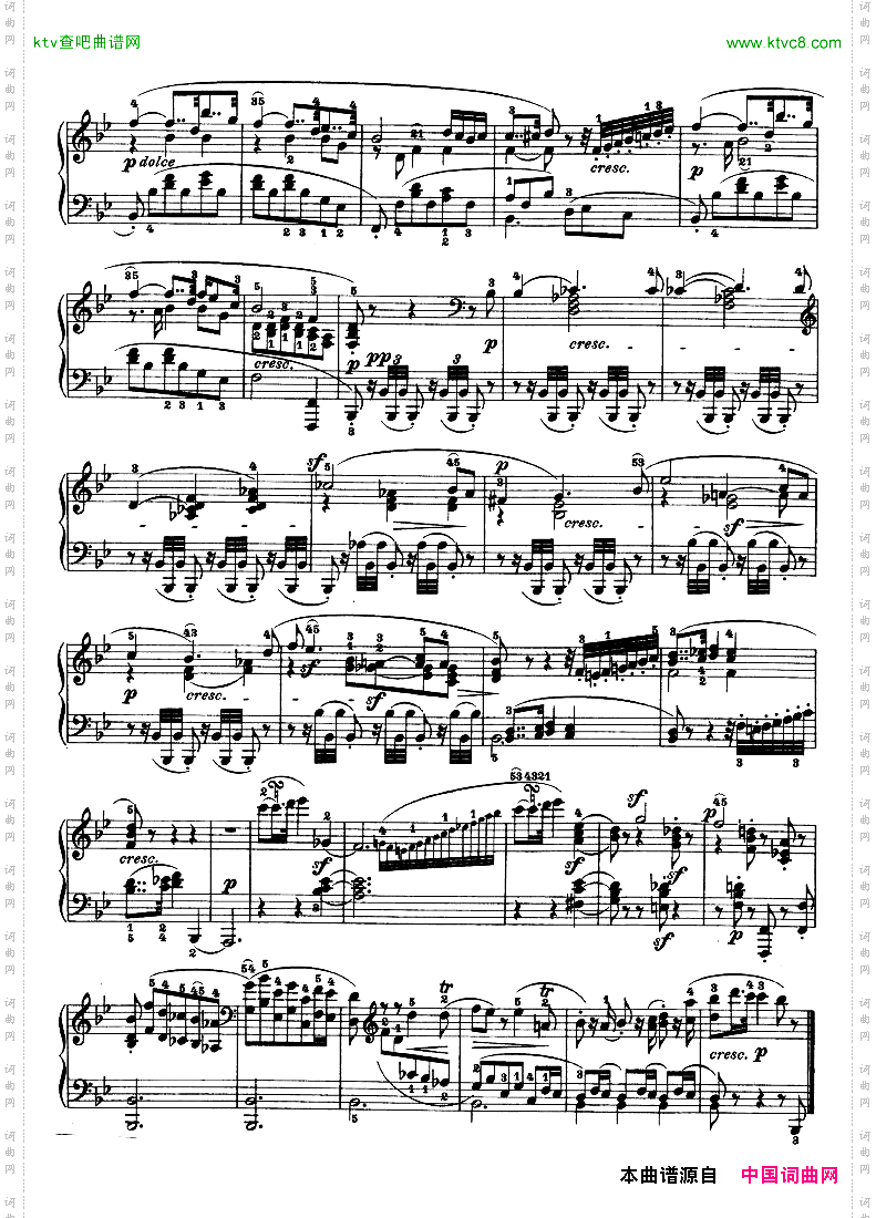 暴风雨-d小调第十七钢琴奏鸣曲-Op.31—2