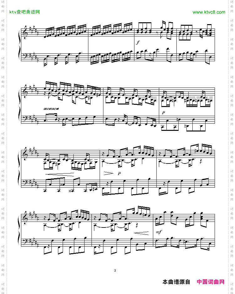 EtudeinBMajor-圣