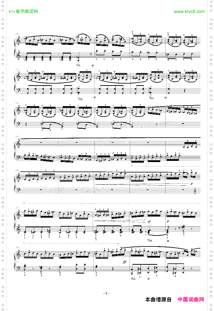 C大调第一钢琴奏鸣曲Op.24第四乐章无穷动