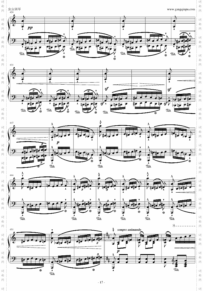 李斯特《西班牙狂想曲》难度极高的炫技大作！