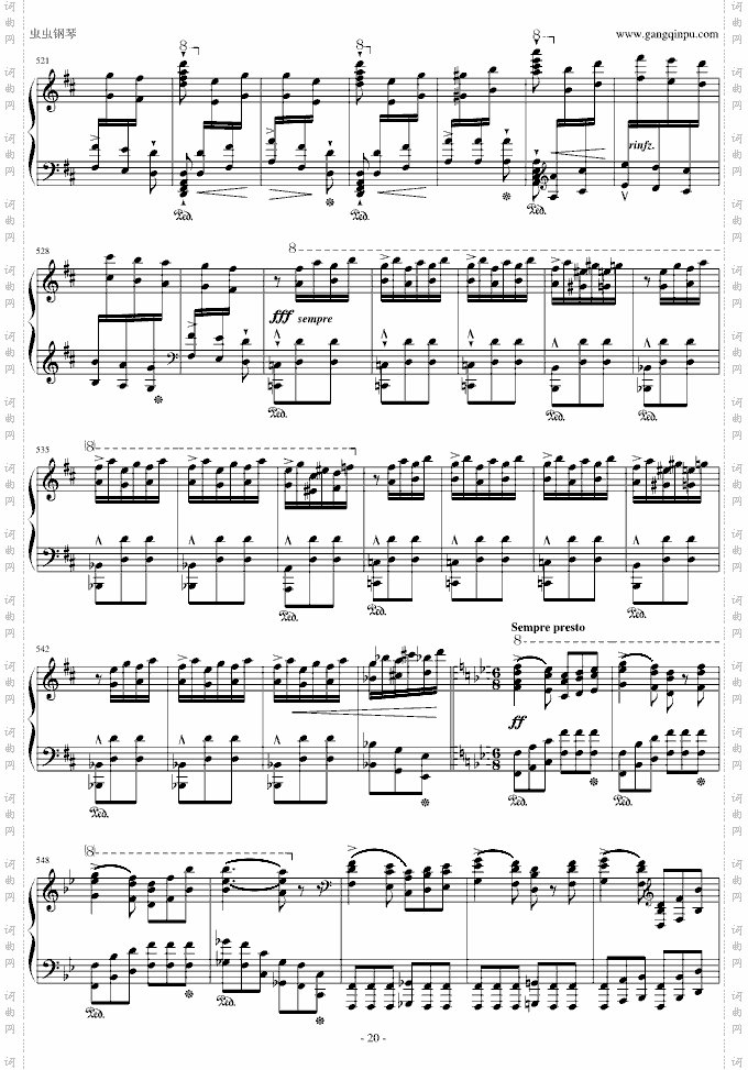 李斯特《西班牙狂想曲》难度极高的炫技大作！