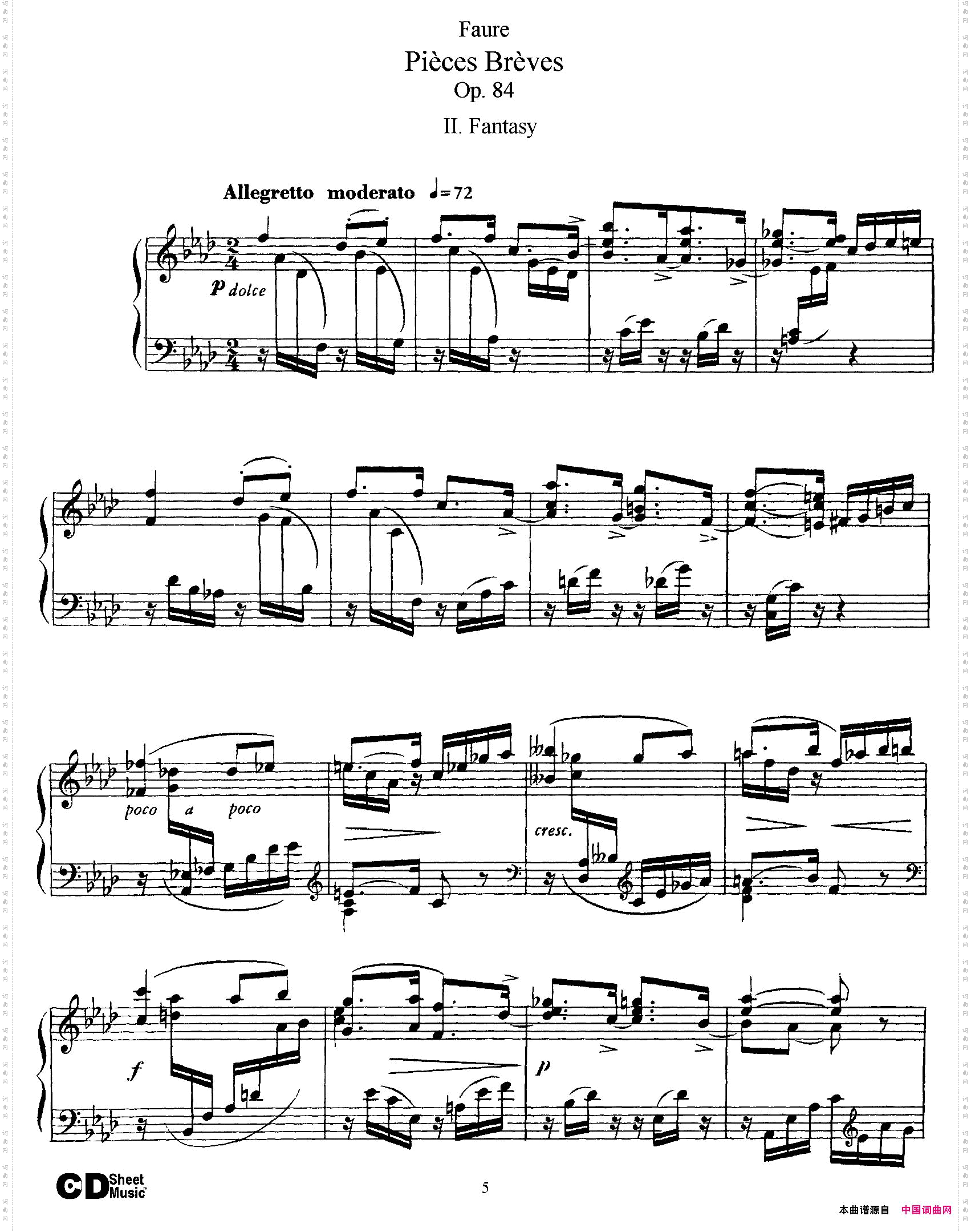 PiecesBrevesOp.84Ⅱ_Pieces Breves Op.84Ⅱ